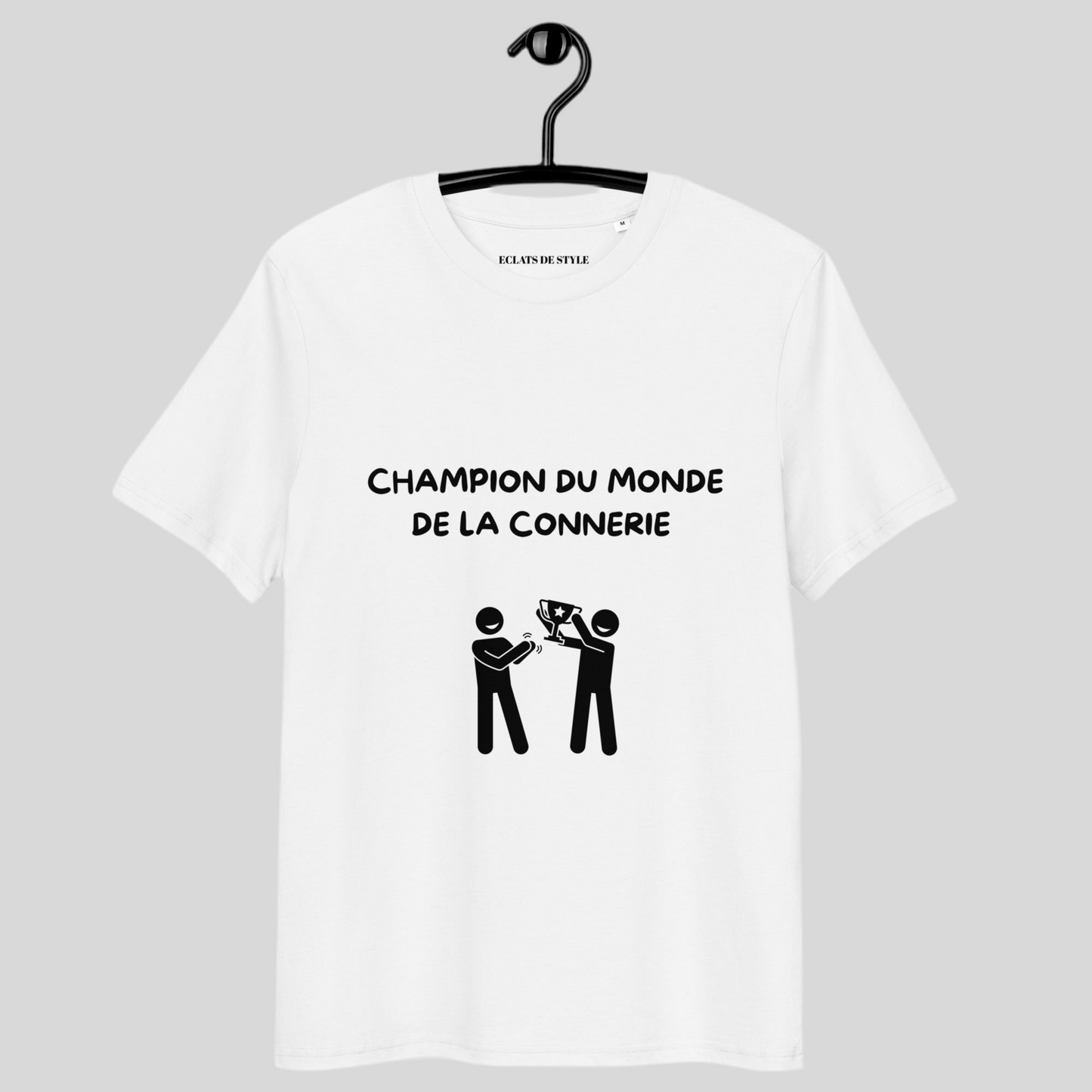 T-shirt "Champion du monde de la connerie"