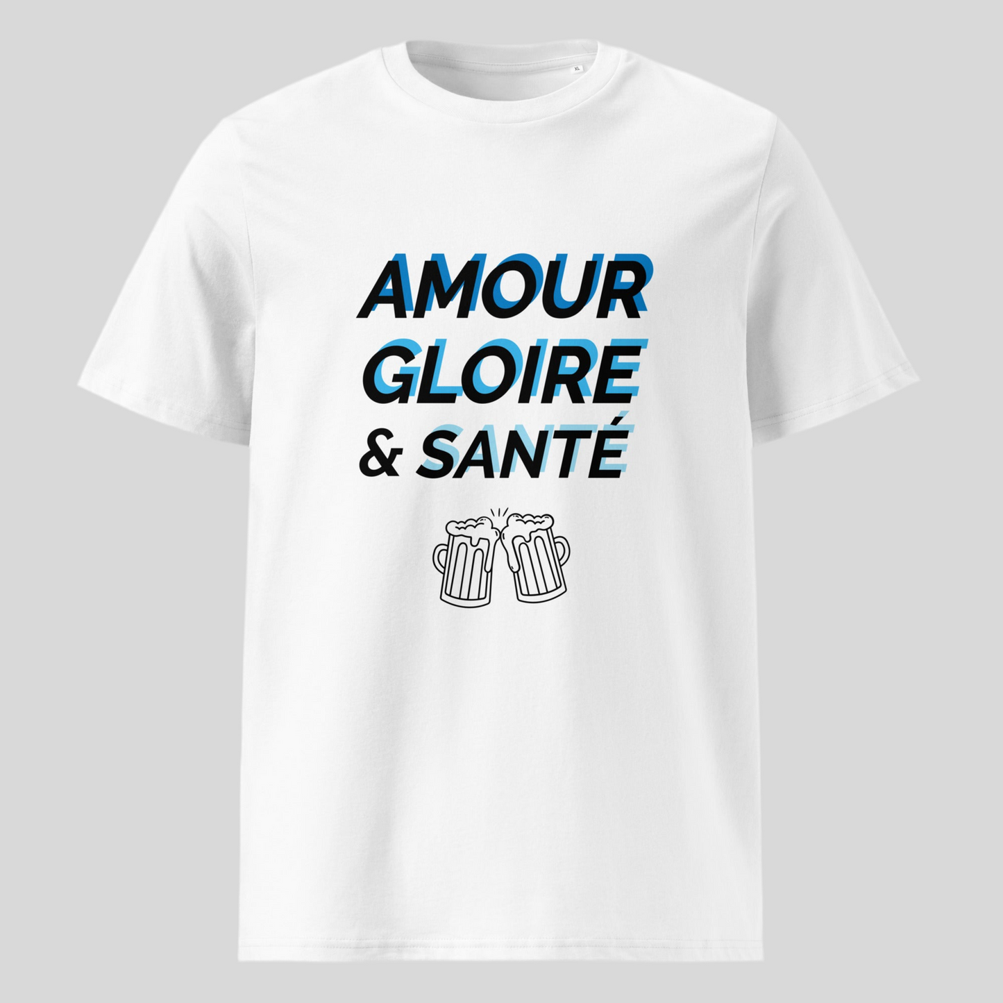 T-shirt "amour, gloire et santé"