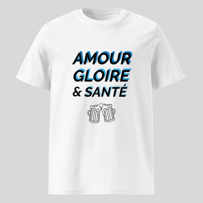 T-shirt "amour, gloire et santé"