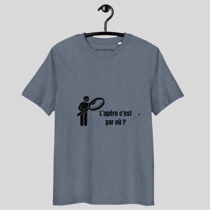 T-shirt "L'apéro c'est par où"