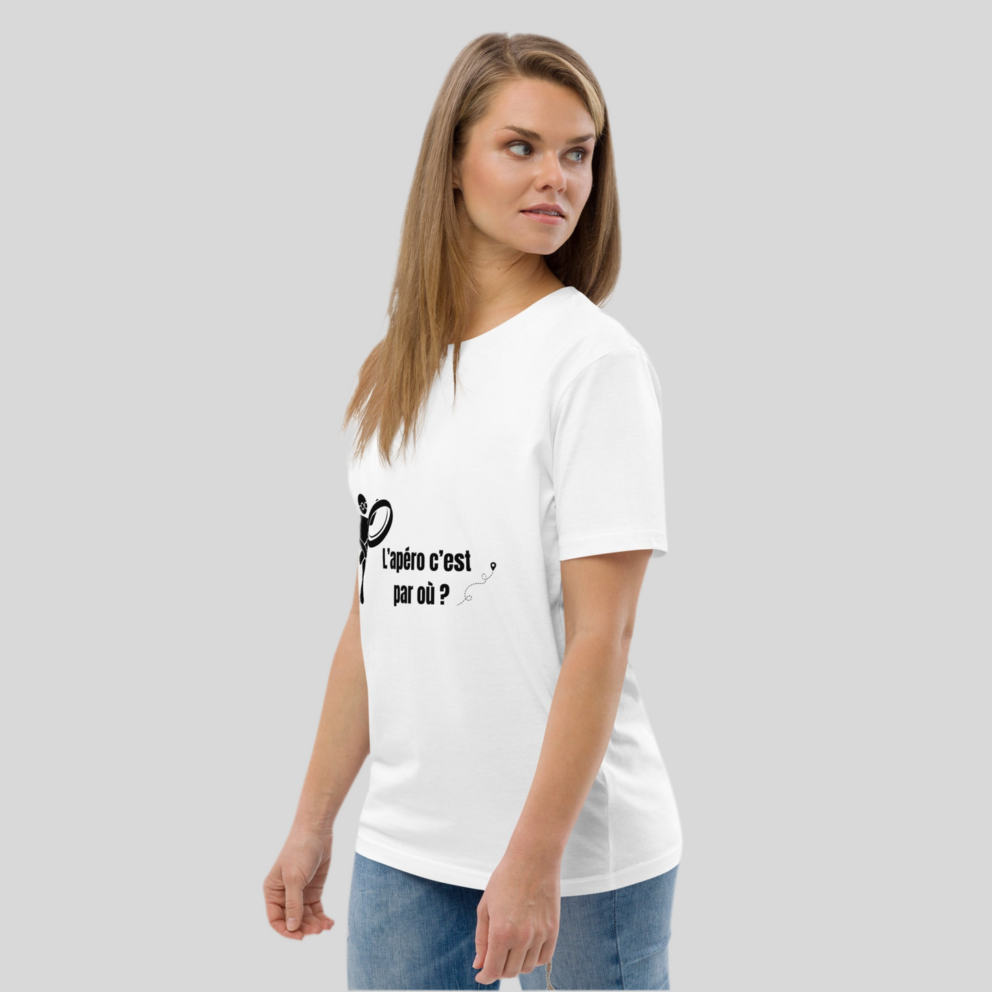 T-shirt "L'apéro c'est par où"