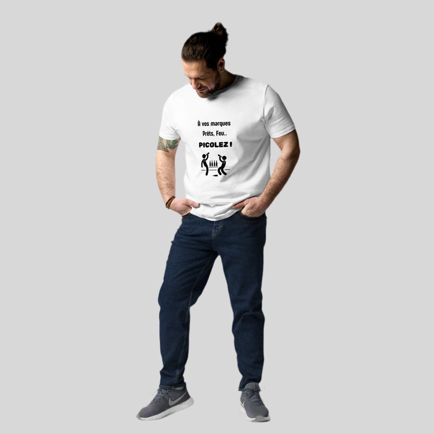 T-shirt "A vos marques, prêts, feu, picolez"